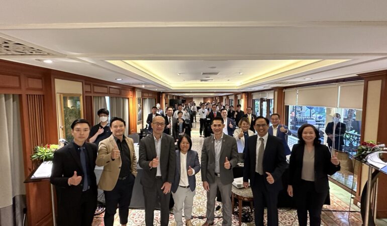 ภาพบรรยากาศ การขับเคลื่อนและทบทวนแผนที่นำทางการวิจัย และพัฒนาเทคโนโลยีสู่การใช้งานอย่างมีประสิทธิภาพ” โอกาสในการพัฒนาเทคโนโลยีรายสาขาของ 3 อุตสาหกรรม (AI for Food, Electric Vehicles, Customized Functional Food)